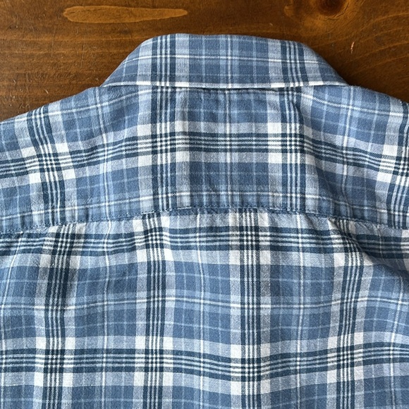 Banana Republic Linen Slim Fit Button Down Shirt Sz S - Picture 12 of 15